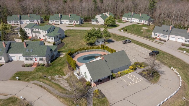 43 Sylvan Way Unit 10, Wells, ME 04090 - aerial view of property's location with nearby suburban area