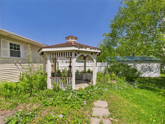 80 Garden Cir, Caribou, ME 04736 - view of yard with a gazebo