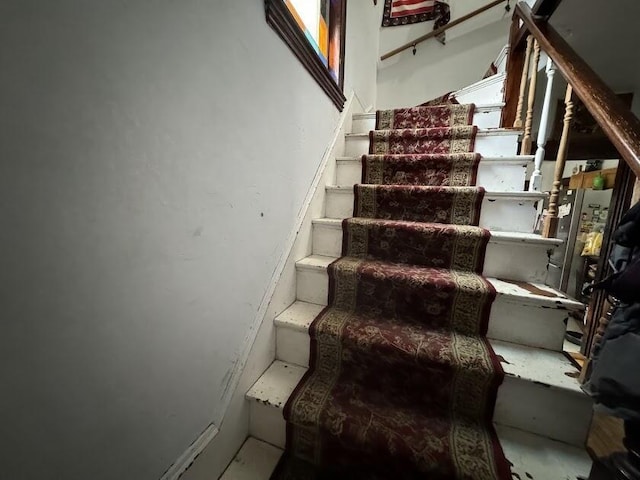 view of stairs