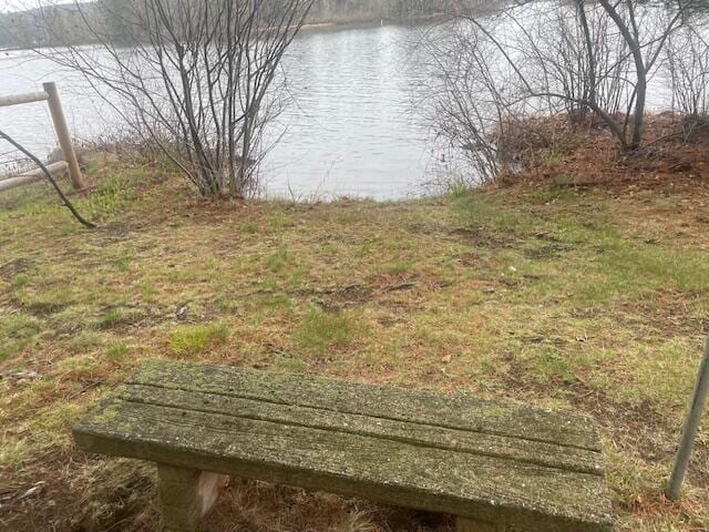 39 Turtle Run Rd Unit 8, Winthrop, ME 04364 - view of yard featuring a water view