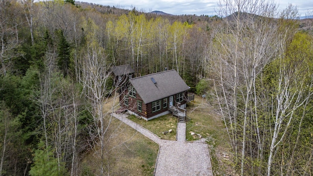 26 Mountain View Ln, Woodstock, ME 04219 - drone / aerial view featuring a view of trees