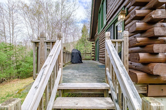 26 Mountain View Ln, Woodstock, ME 04219 - view of deck