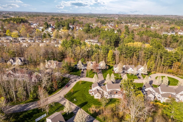 bird's eye view featuring a residential view