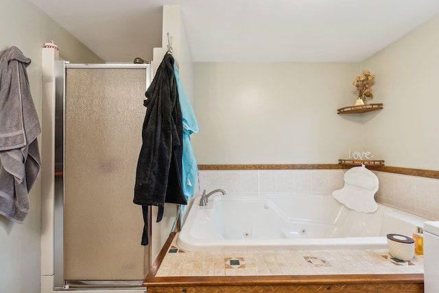 178 Bradley St, Saco, ME 04072 - full bath featuring a shower stall and a tub with jets
