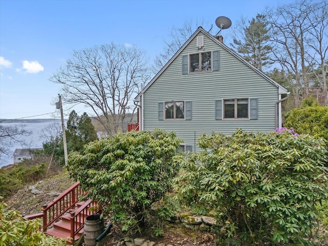 view of side of home