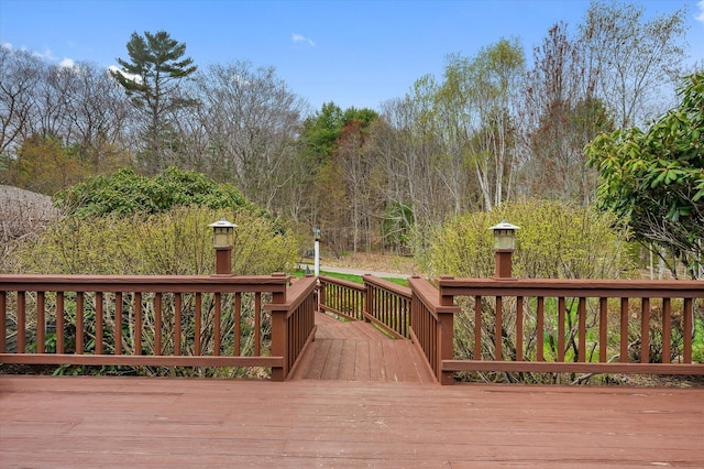 view of deck