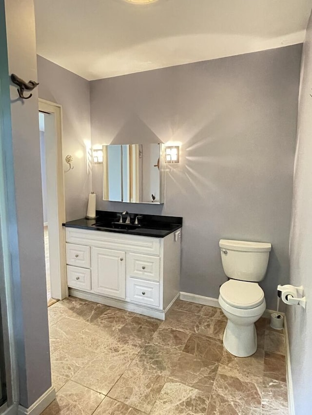 45 Seaview Ter, Belfast, ME 04915 - bathroom featuring vanity and toilet