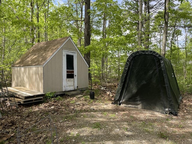 45 Seaview Ter, Belfast, ME 04915 - view of shed