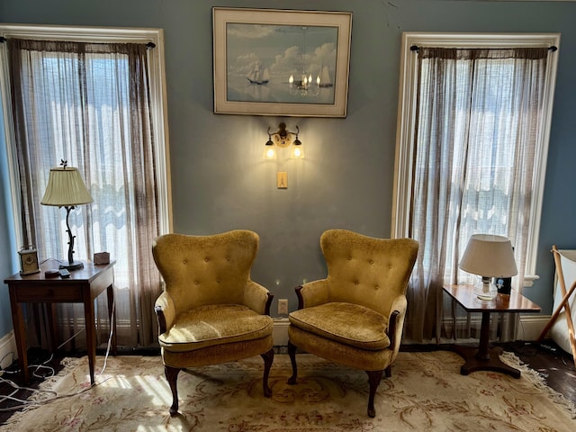 17 Boynton St, Eastport, ME 04631 - sitting room with healthy amount of natural light