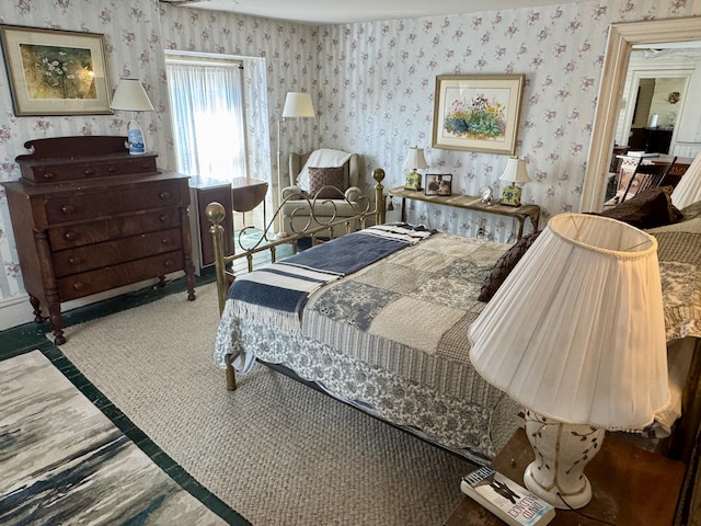 17 Boynton St, Eastport, ME 04631 - bedroom featuring wallpapered walls