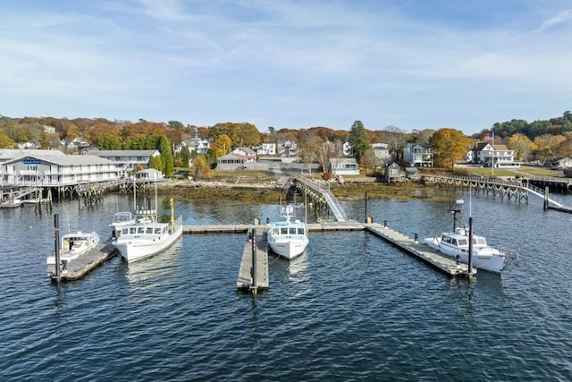47 Atlantic Ave, Boothbay Harbor, ME 04538 - dock area with a water view