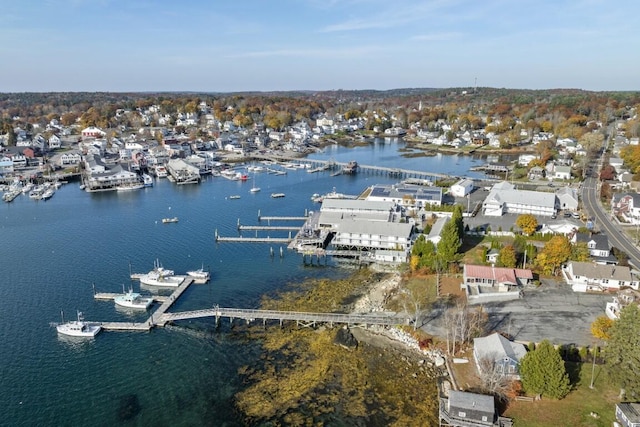 47 Atlantic Ave, Boothbay Harbor, ME 04538 - aerial view featuring a water view