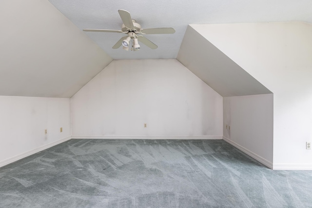 84 Old Carriage Rd Unit 84, Auburn, ME 04210 - bonus room with carpet, vaulted ceiling, and ceiling fan