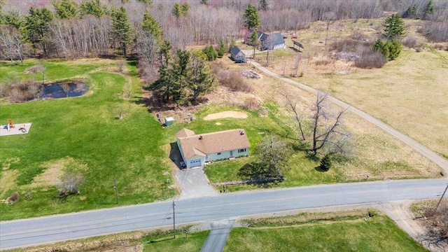 433 N Union Rd, Union, ME 04862 - drone / aerial view with a water view