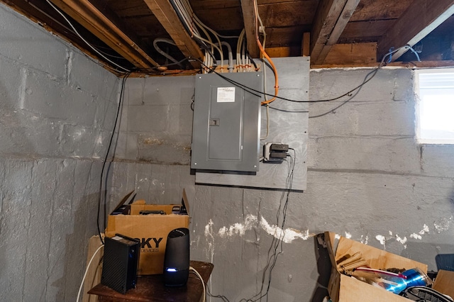 867 Minot Ave, Auburn, ME 04210 - basement featuring electric panel