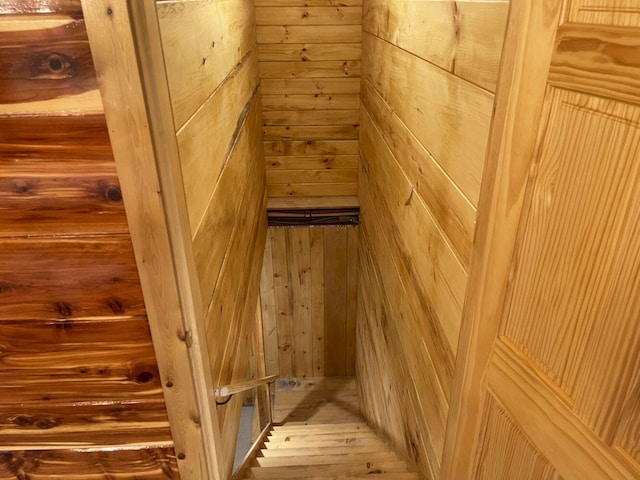 144 Redneck Rd, Starks, ME 04911 - detailed view of wood walls and wood finished floors