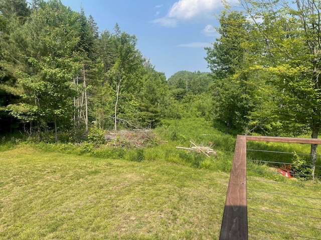 144 Redneck Rd, Starks, ME 04911 - view of yard with a forest view