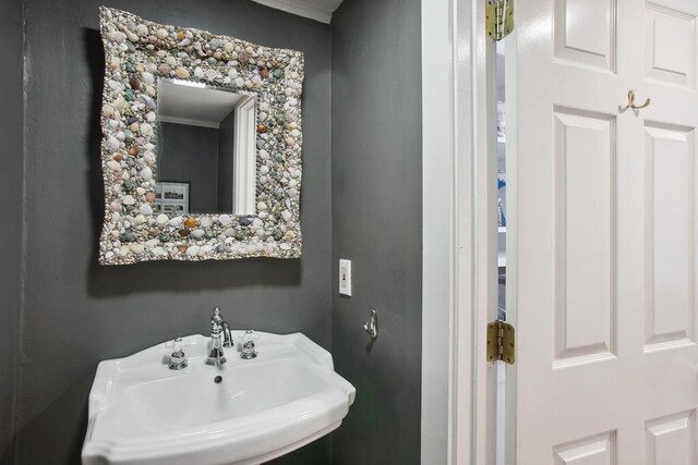 bathroom with a sink