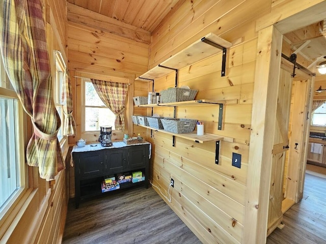 view of storage room