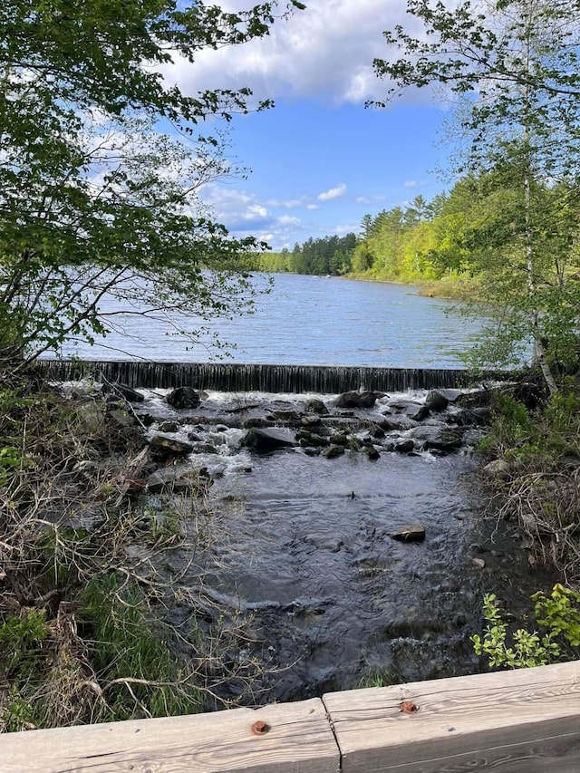 view of water feature