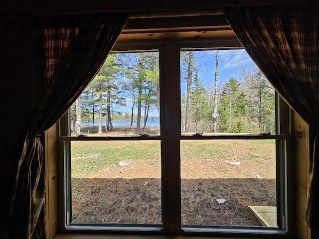 details featuring a water view