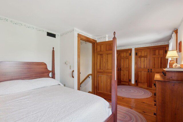 33 Smith Rd, Hallowell, ME 04347 - bedroom with visible vents and wood finished floors