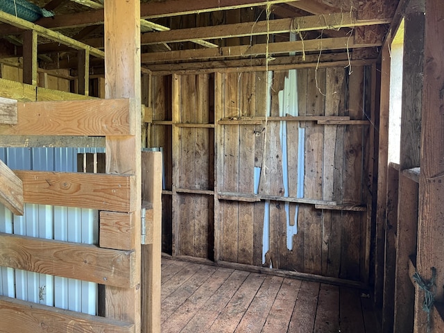 142 Palmer Rd, Thorndike, ME 04986 - miscellaneous room with wood-type flooring