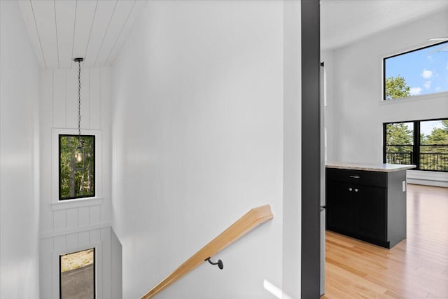 676 Sebago Rd, Sebago, ME 04029 - details with wood finished floors