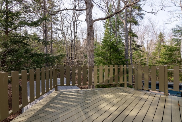 view of deck