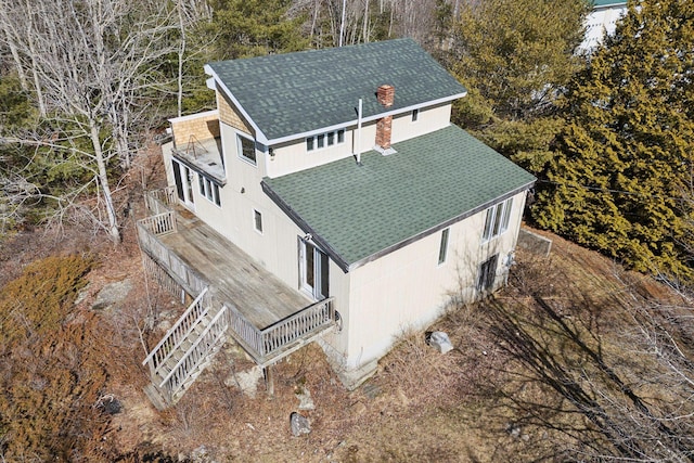 27 Rein Rd, Saint George, ME 04859 - birds eye view of property