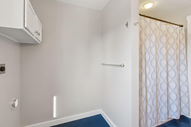27 Rein Rd, Saint George, ME 04859 - full bathroom with baseboards and a shower with curtain