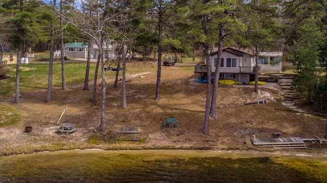 33 Rennie Ln, Brownfield, ME 04010 - view of yard