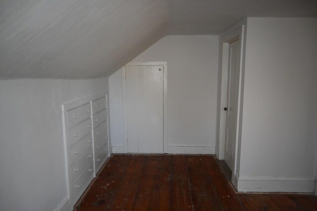 104 Northern Ave, Gardiner, ME 04345 - bonus room with wood-type flooring and vaulted ceiling
