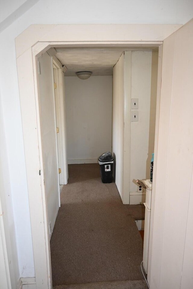 104 Northern Ave, Gardiner, ME 04345 - hall with carpet floors
