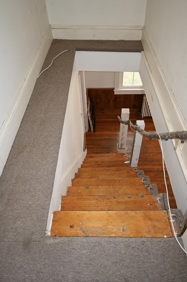 104 Northern Ave, Gardiner, ME 04345 - stairs with wood finished floors