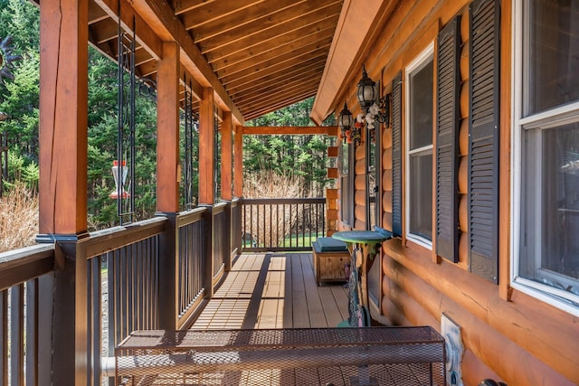 291 River Rd, Milo, ME 04463 - view of deck