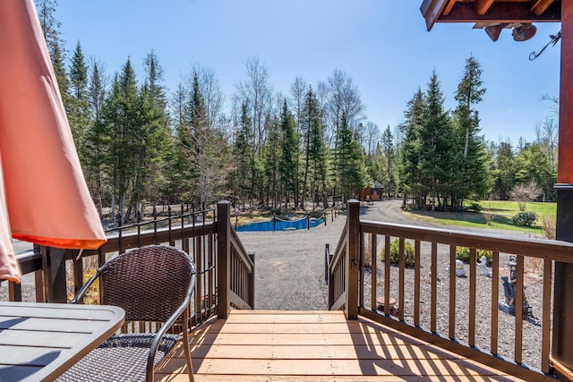 291 River Rd, Milo, ME 04463 - view of deck