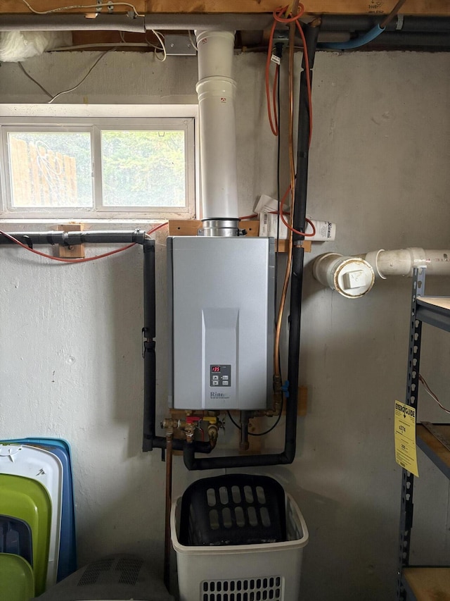 291 River Rd, Milo, ME 04463 - utilities featuring tankless water heater