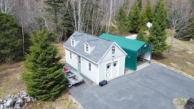 drone / aerial view