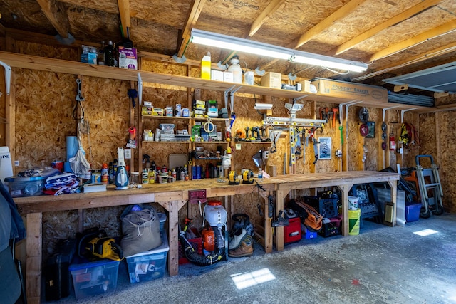 view of storage room