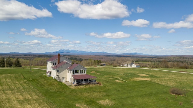 exterior space featuring a rural view