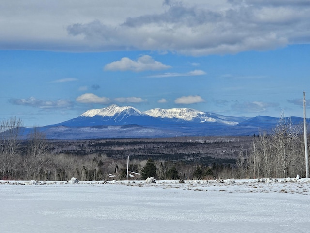 view of mountain feature