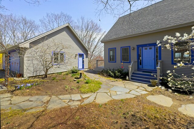 31 Barrett Dr, Rockport, ME 04856 - rear view of house with roof with shingles