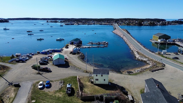 10 Wharf St, Jonesport, ME 04649 - bird's eye view featuring a water view