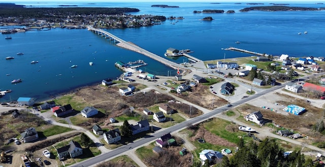 10 Wharf St, Jonesport, ME 04649 - bird's eye view with a water view