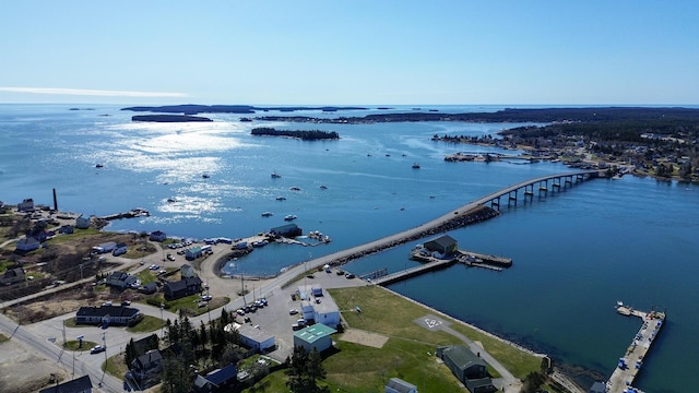 10 Wharf St, Jonesport, ME 04649 - aerial view with a water view