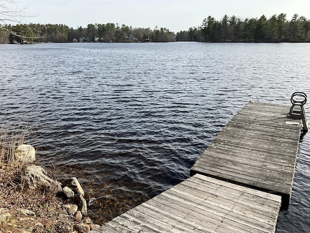 150 Birchwood Rd, Gray, ME 04039 - dock area with a water view