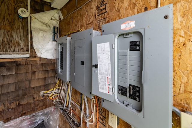 utility room featuring electric panel