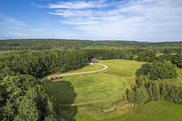 1515 Old Augusta Rd, Waldoboro, ME 04572 - aerial view featuring a wooded view
