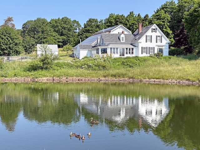 property view of water
